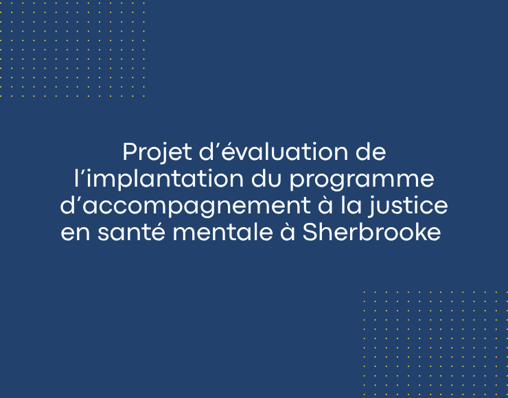 Projet d'évaluation accompagnement santé mentale Sherb.
