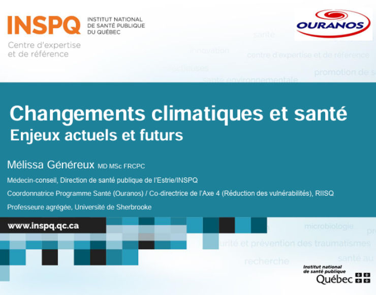 Changements climatiques et santé
